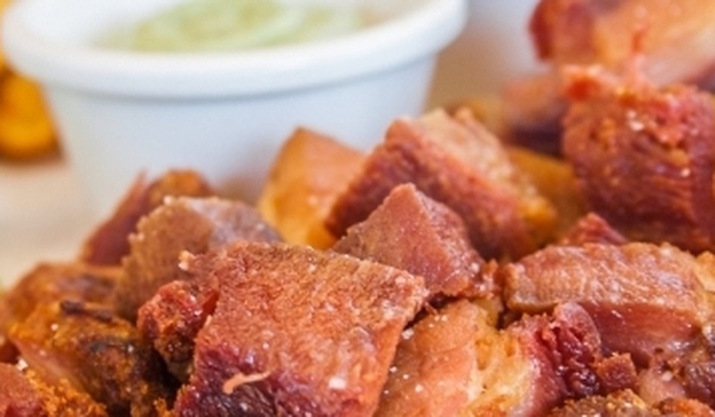 Crispy Colombian chicharrón