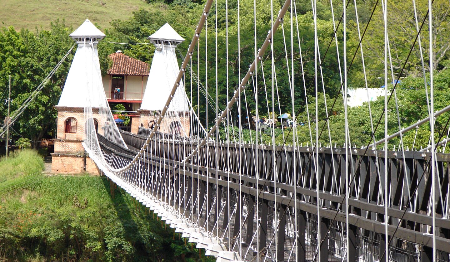 Puente de Occidente near Santa Fe de Antioquia